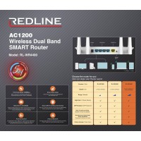 Рутер REDLINE RL-WR4400 4 антенен