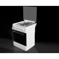 Комбинирани Свободно стоящи печки ODUL Бял